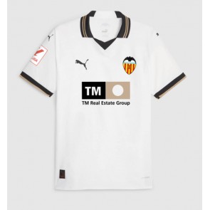 Valencia Koszulka Podstawowych 2023-24 Krótki Rękaw